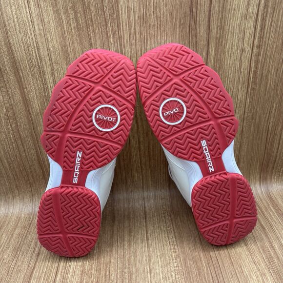 SQAIRZ XRZ WOMEN"S PICKLEBALL SHOES WHITE PINK SIZE 9.5 - Picture 6 of 8